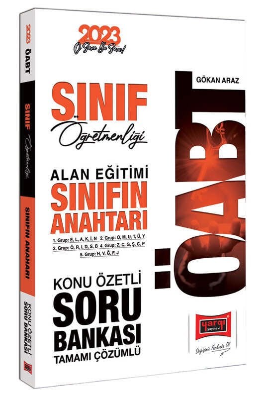 Yargı Yayınları 2023 ÖABT Sınıf Öğretmenliği Alan Eğitimi Sınıfın Anahtarı Konu Özetli Tamamı Çözümlü Soru Bankası