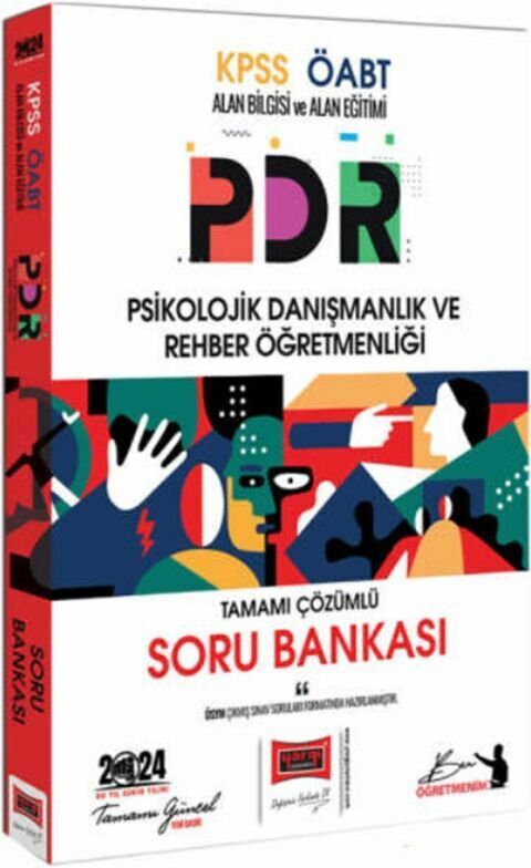 Yargı Yayınları 2024 ÖABT PDR Tamamı Çözümlü Soru Bankası