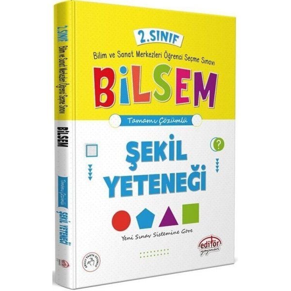 Editör Yayınları 2. Sınıf Bilsem Hazırlık Şekil Yeteneği