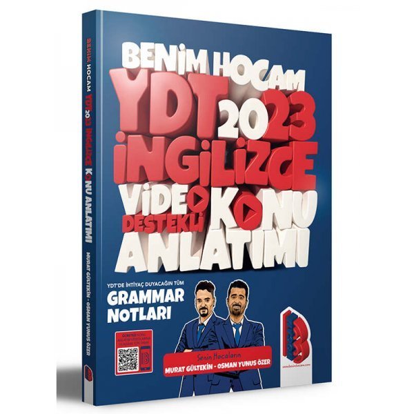 Benim Hocam Yayınları 2023 YDT İngilizce Video Destekli Konu Anlatımı