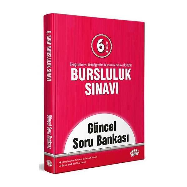 ​​​Editör Yayınları 6. Sınıf Bursluluk Sınavı Güncel Soru Bankası İOKBS