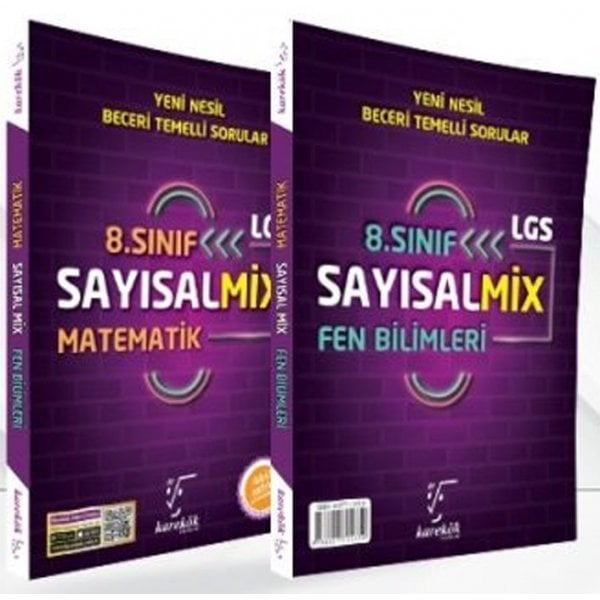 Karekök Yayınları 8.Sınıf LGS SayısalMix Matematik ve Fen Bilimleri