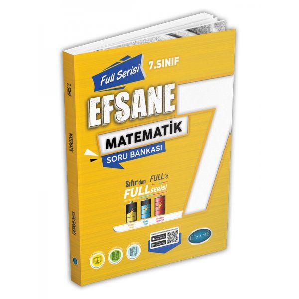 Efsane Yayınları 7.Sınıf Full Serisi Matematik Soru Bankası ( 814 Soru )