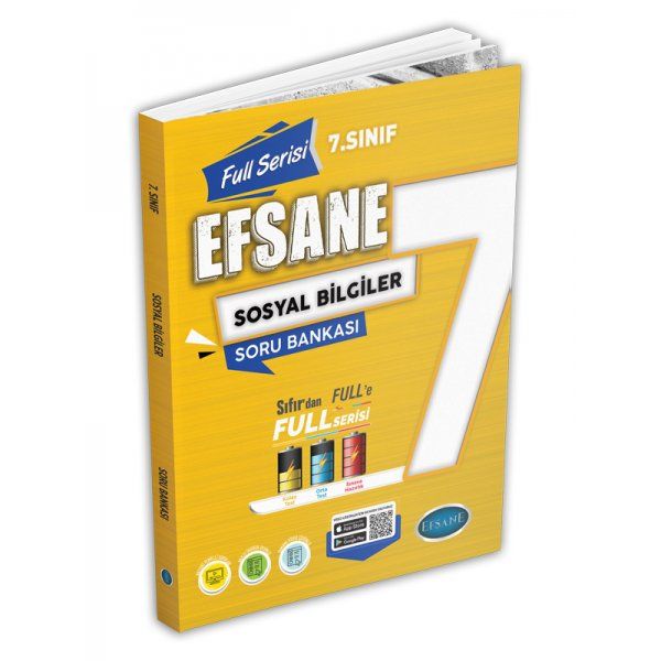 Efsane Yayınları 7.Sınıf Full Serisi Sosyal Bilgiler Soru Bankası ( 726 Soru )