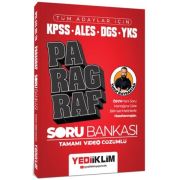 Yediiklim Yayınları 2024 Tüm Adaylar İçin KPSS ALES DGS YKS Tamamı Video Çözümlü Paragraf Soru Bankası