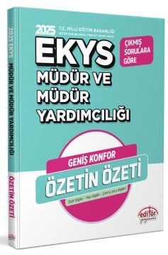 2025 MEB EKYS Müdür ve Müdür Yardımcılığı Özetin Özeti