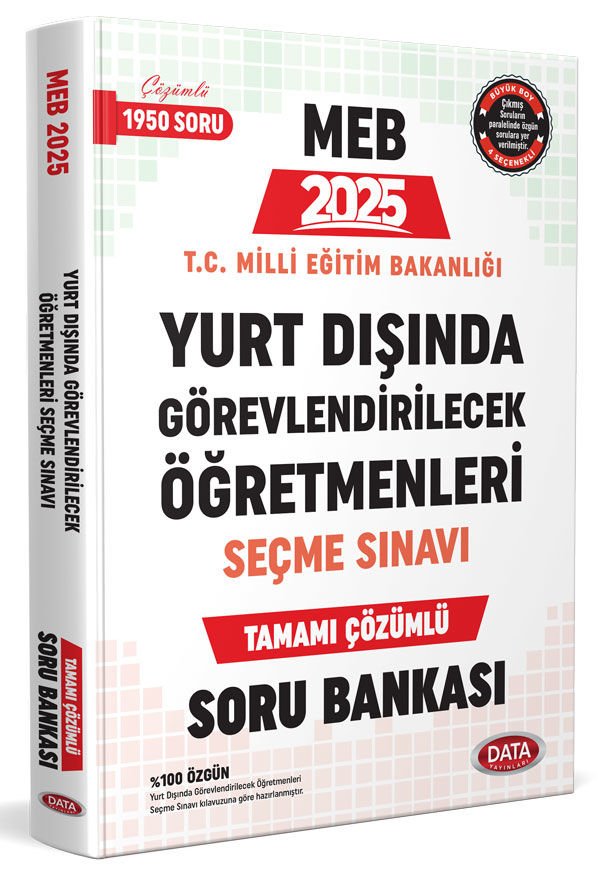 MEB Yurt Dışında Görevlendirilecek Öğretmenleri Seçme Sınavı Tamamı Çözümlü Soru Bankası