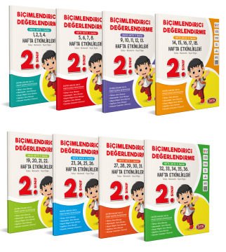2. Sınıf Biçimlendirici Değerlendirme Hafta Hafta Etkinlikleri (8 Fasikül)
