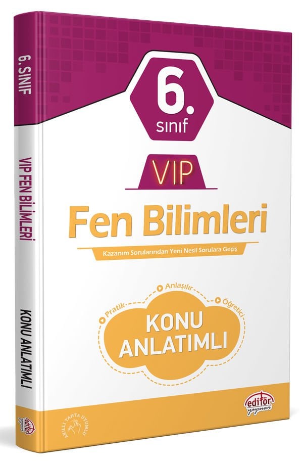 6. Sınıf VIP Fen Bilimleri Konu Anlatımlı