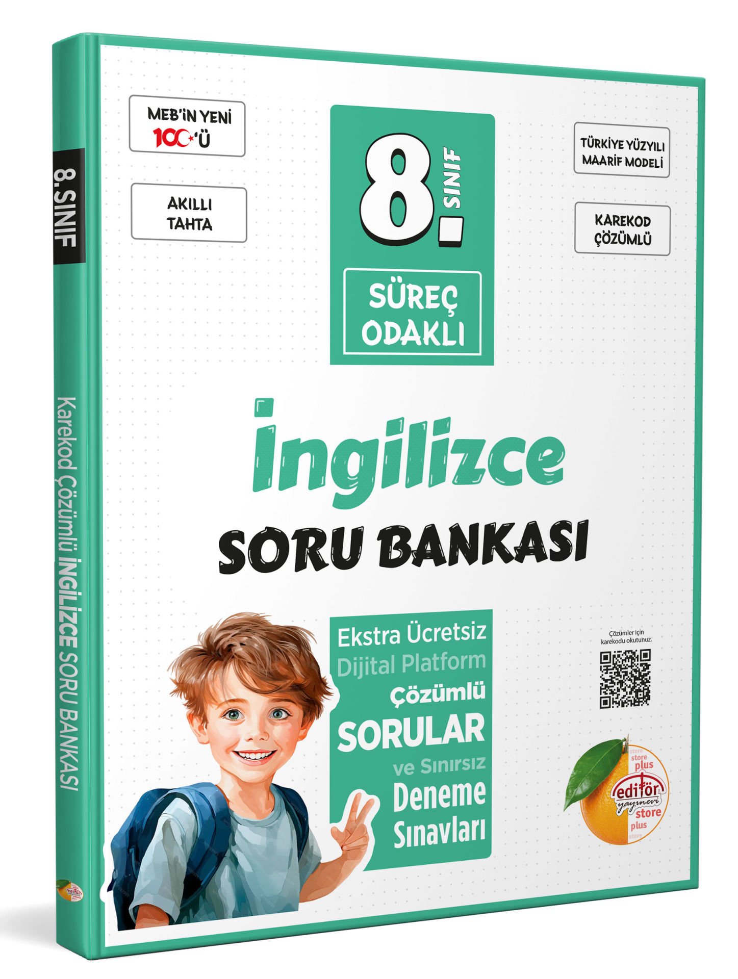 8. Sınıf Süreç Odaklı İngilizce Soru Bankası - Karekod Çözümlü