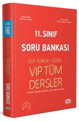 11. Sınıf VIP Tüm Dersler (Eşit Ağırlık-Sözel) Soru Bankası Kırmızı Kitap