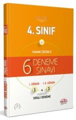 4. Sınıf 6 (3+3) Deneme Sınavı (fasiküllü) Editör Yayınevi