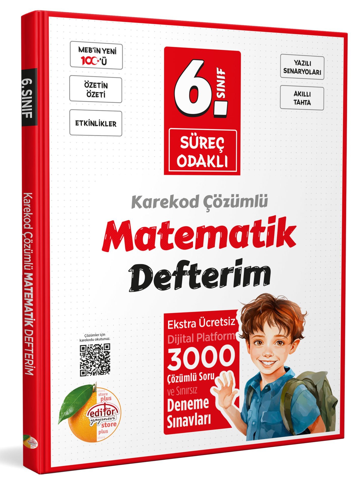 6. Sınıf Süreç Odaklı Matematik Defterim - Karekod Çözümlü