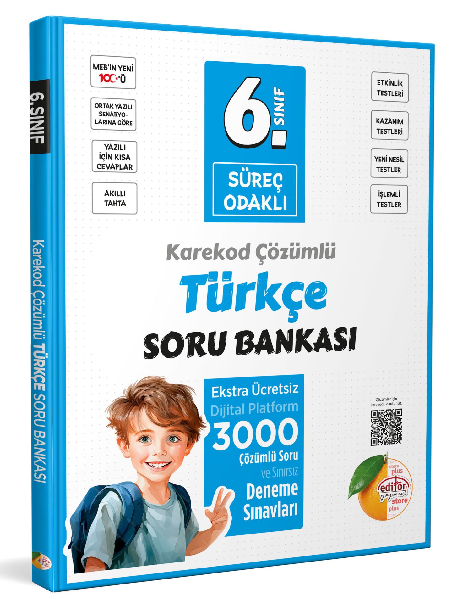 6. Sınıf Süreç Odaklı Türkçe Soru Bankası - Karekod Çözümlü