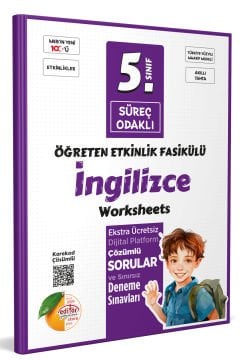 5. Sınıf Süreç Odaklı İngilizce Öğreten Etkinlik Fasikülü - Karekod Çözümlü