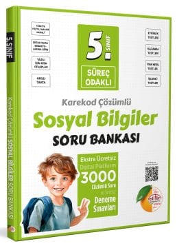 5. Sınıf Süreç Odaklı Sosyal Bilgiler Soru Bankası - Karekod Çözümlü