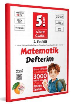 5. Sınıf Süreç Odaklı Matematik Defterim (3 Fasikül) - Karekod Çözümlü