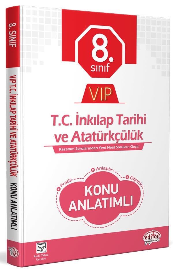 8. Sınıf VIP T.C. İnkılap Tarihi ve Atatürkçülük Konu Anlatımı