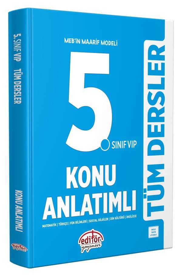 5. Sınıf VIP Tüm Dersler Konu Anlatımlı