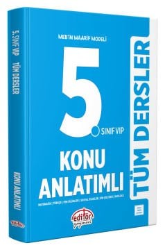 5. Sınıf VIP Tüm Dersler Konu Anlatımlı