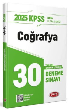 2025 KPSS Ultra Serisi Coğrafya 30 Deneme Sınavı