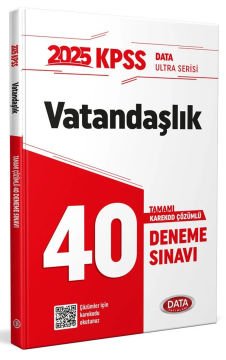 2025 KPSS Ultra Serisi Vatandaşlık 40 Deneme Sınavı