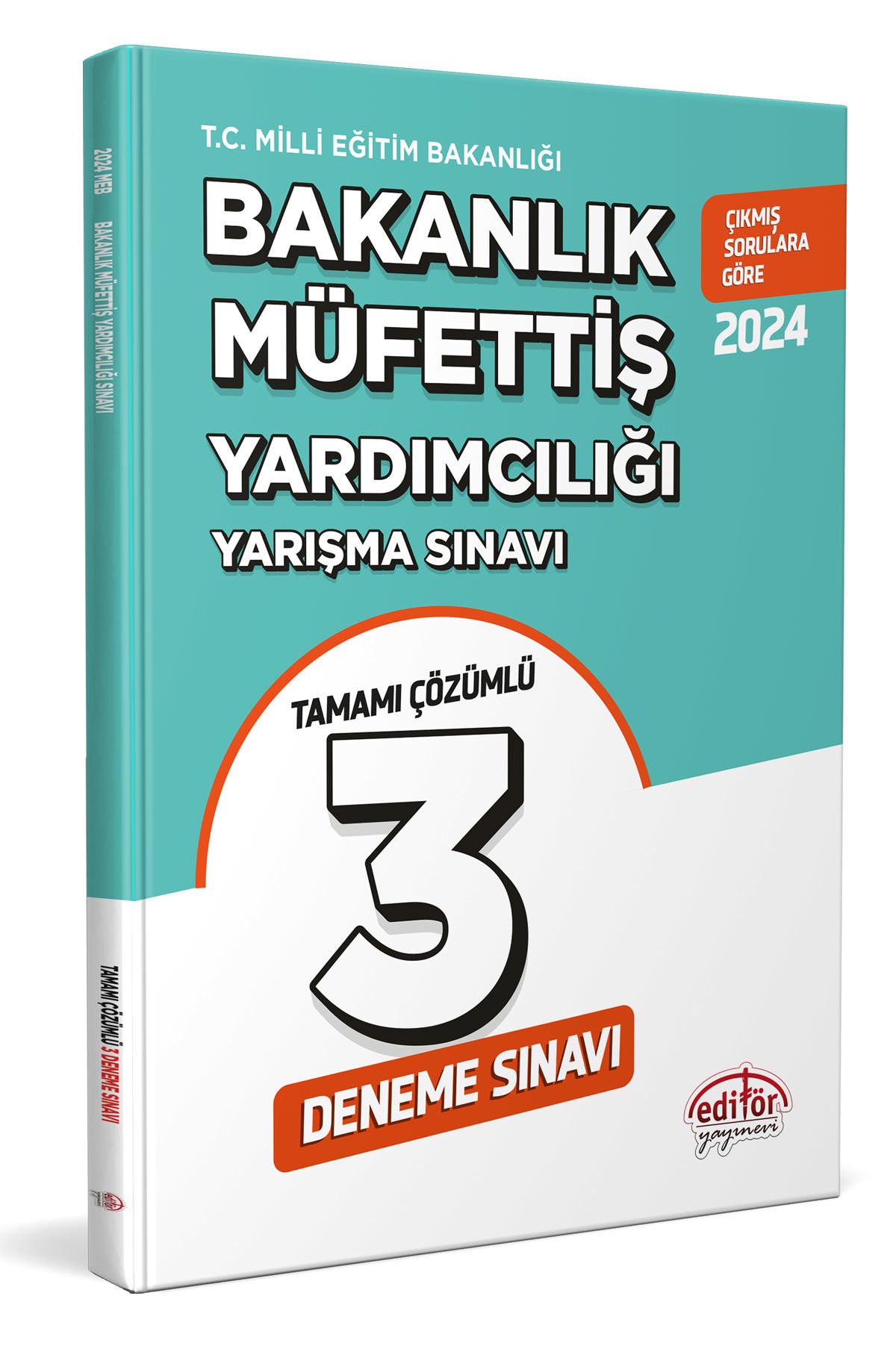 MEB Bakanlık Müfettiş Yardımcılığı Tamamı Çözümlü 3 Deneme Sınavı