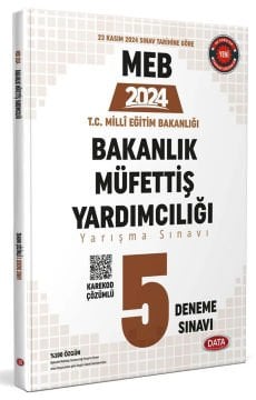MEB Bakanlık Müfettiş Yardımcılığı 5 Deneme Sınavı - Karekod Çözümlü