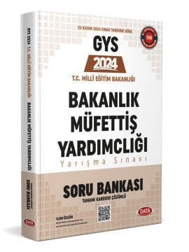 MEB Bakanlık Müfettiş Yardımcılığı Soru Bankası - Karekod Çözümlü