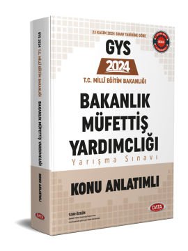 MEB Bakanlık Müfettiş Yardımcılığı Konu Anlatımlı
