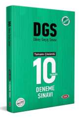 DGS Tamamı Çözümlü 10 Fasikül Deneme Sınavı