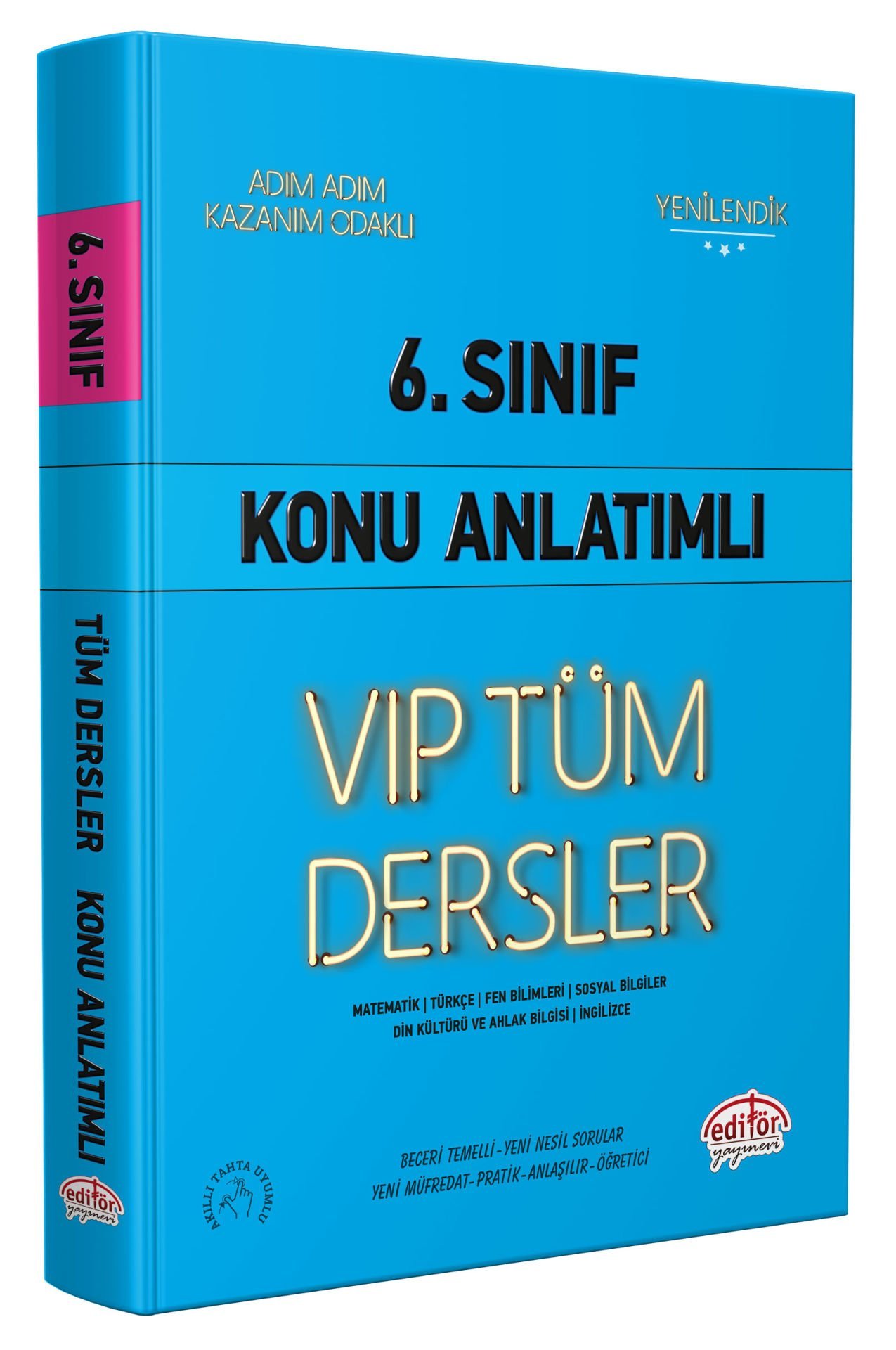 6. Sınıf VIP Tüm Dersler Konu Anlatımlı Mavi Kitap