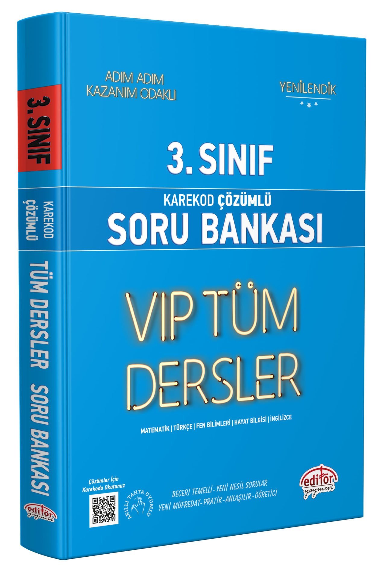 3. Sınıf VIP Tüm Dersler Soru Bankası Mavi Kitap