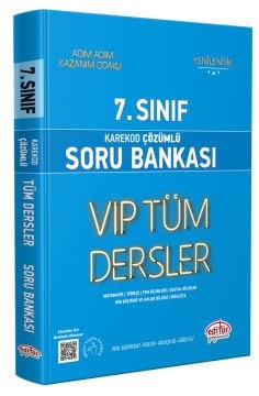 7. Sınıf VIP Tüm Dersler Soru Bankası Mavi Kitap
