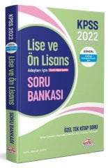2022 KPSS Lise ve Ön Lisans Adayları İçin Özel Tek Kitap Soru Bankası