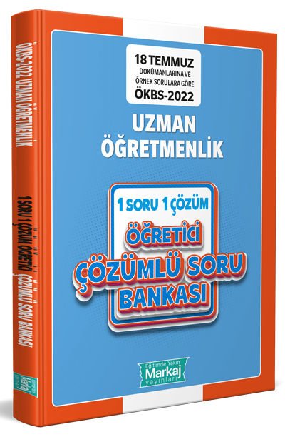 2022 Uzman Öğretmenlik 1 Soru - 1 Çözüm Öğretici Çözümlü Soru Bankası