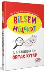 Bilsem Mülakat 1-2-3. Sınıf İçin Ortak Kitap