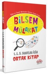 Bilsem Mülakat 1-2-3. Sınıf İçin Ortak Kitap