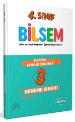 4. Sınıf Bilsem Çözümlü 3 Fasikül Deneme Sınavı - Markaj Yayınları