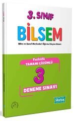 3. Sınıf Bilsem Çözümlü 3 Fasikül Deneme Sınavı - Markaj Yayınları