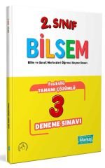 2. Sınıf Bilsem Çözümlü 3 Fasikül Deneme Sınavı - Markaj Yayınları
