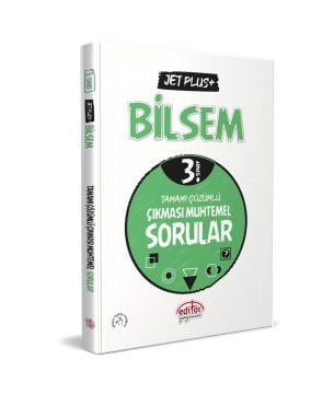 3. Sınıf Bilsem Jet Plus+ Tamamı Çözümlü Çıkması Muhtemel Sorular