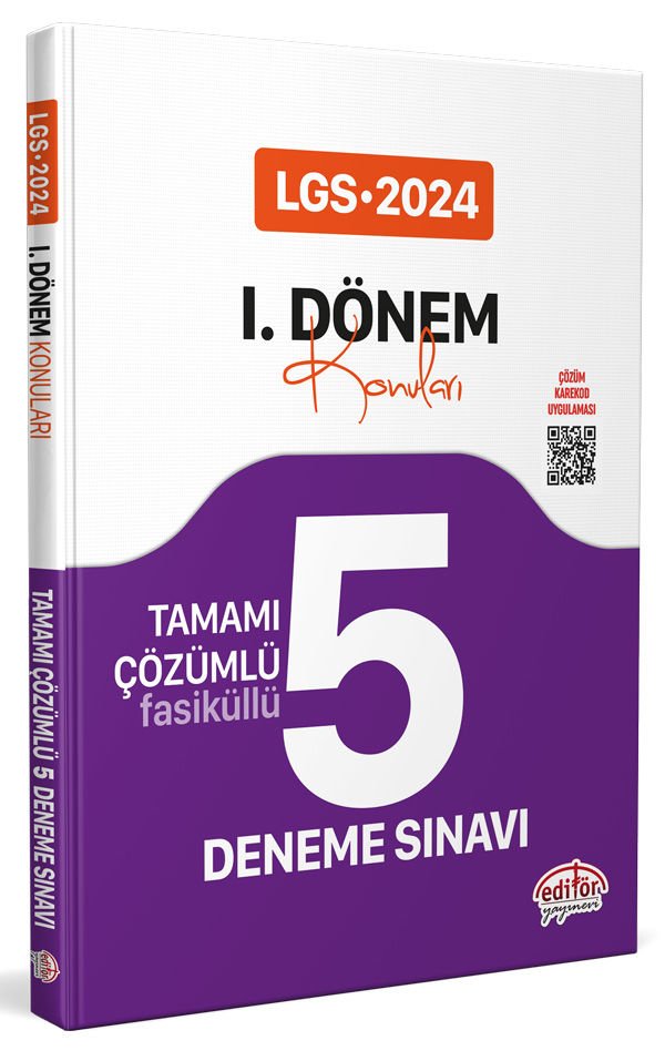 LGS 1. Dönem Tamamı Çözümlü 5 Fasiküllü Deneme