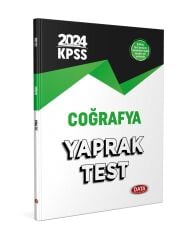 2024 KPSS Coğrafya Çek Kopar Yaprak Test