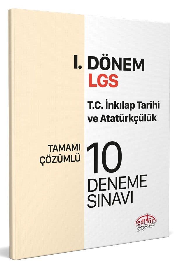 LGS I. Dönem T.C. İnkılap Tarihi ve Atatürkçülük Tamamı Çözümlü 10 Deneme Sınavı