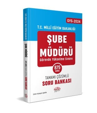 Milli Eğitim Bakanlığı Şube Müdürlüğü GYS Soru Bankası Editör Yayınevi