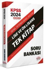 2024 KPSS Lise ve Önlisans Tek Kitap Soru Bankası