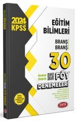 KPSS Eğitim Bilimleri Branş Branş 30 Föy Denemeleri (Karekod Çözümlü)