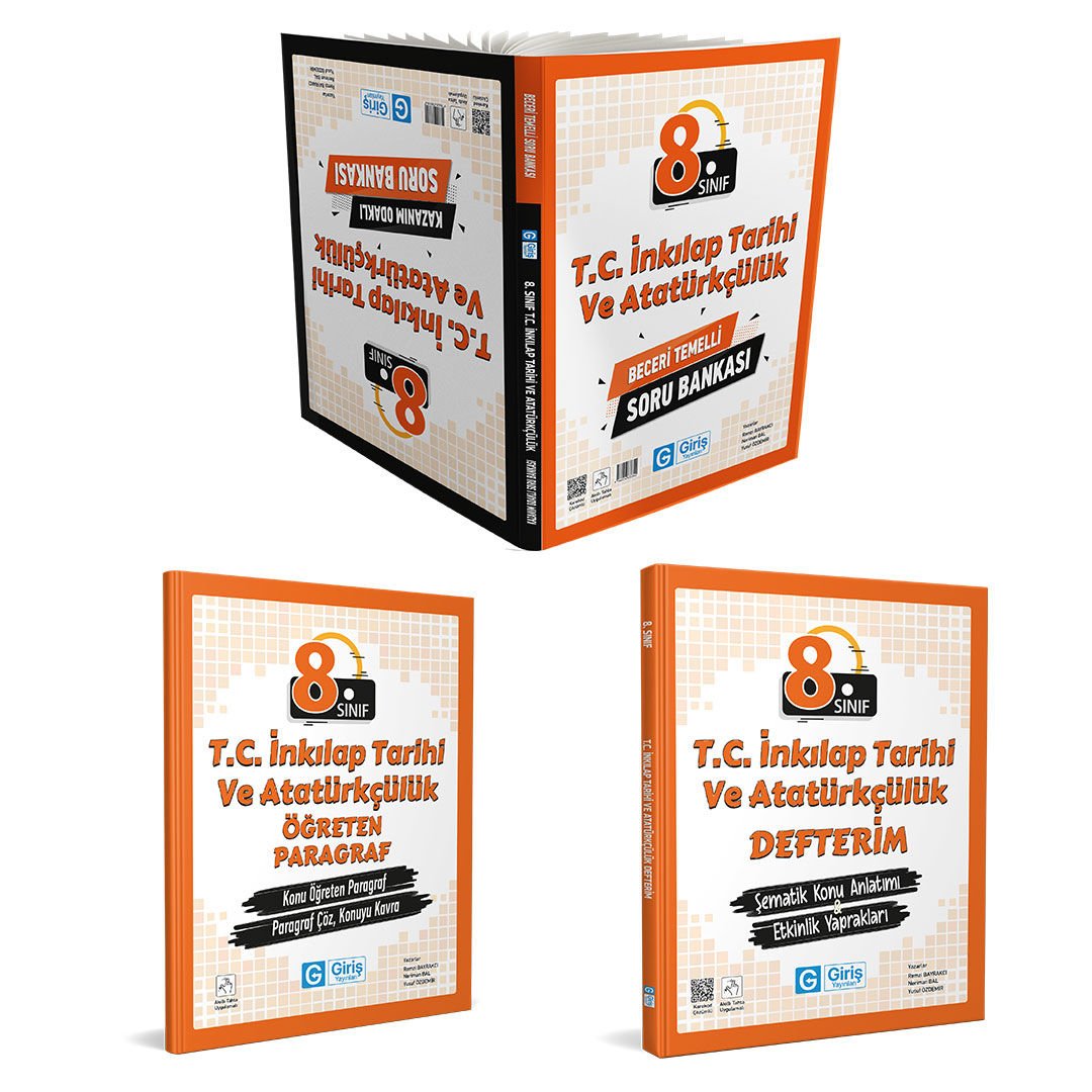8. Sınıf T.C. İnkılap Tarihi ve Atatürkçülük Seti - Giriş Yayınları
