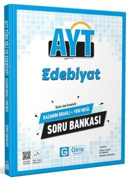 AYT Türk Dili ve Edebiyatı Kazanım Odaklı ve Yeni Nesil Soru Bankası - Giriş Yayınları